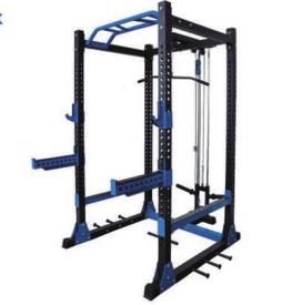 Heavy duty multifunctional squat rack